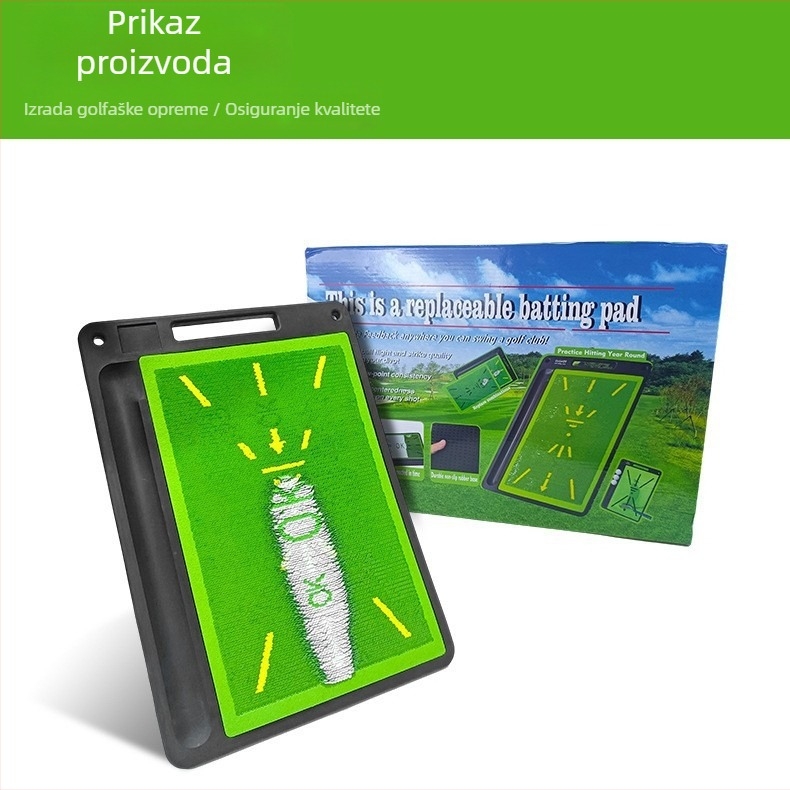 Golf podloga za vježbanje s dizajnom putanje i šljokicama