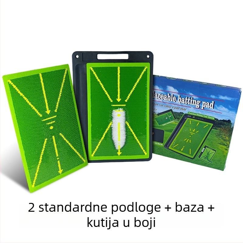 Golf podloga za vježbanje s dizajnom putanje i šljokicama