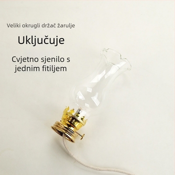 Stakleni abažur za uljnu lampu, 28 rupa sjenila i 32 rupa držača fitila, aromaterapija, atmosfera lampa