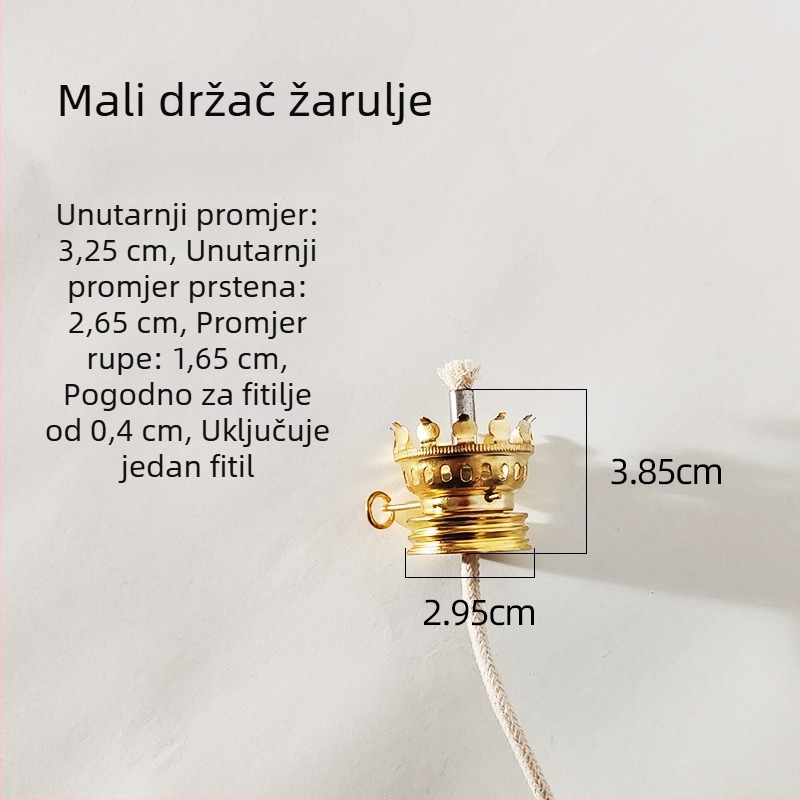Stakleni abažur za uljnu lampu, 28 rupa sjenila i 32 rupa držača fitila, aromaterapija, atmosfera lampa