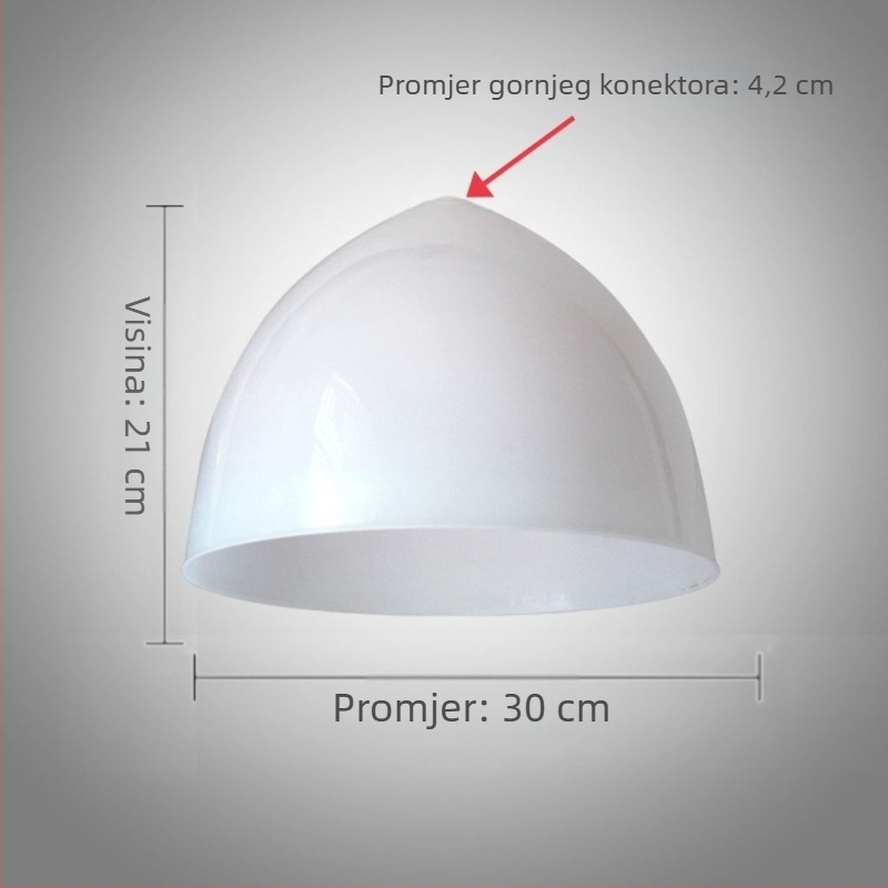 Šareno akrilno-plastično abažur za lustre, pogodan za restorane sa svježom hranom, voćne delikatese i supermarkete