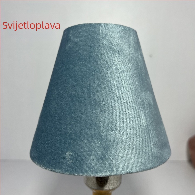 Tekstilni abažur za lustere za svijećni stil, višebojan, dodatna oprema za rasvjetu