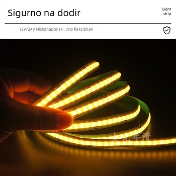 RGB COB LED trak s 576 LED-ova, 12V/24V, daljinsko upravljanje, ambijentalno osvjetljenje za bar
