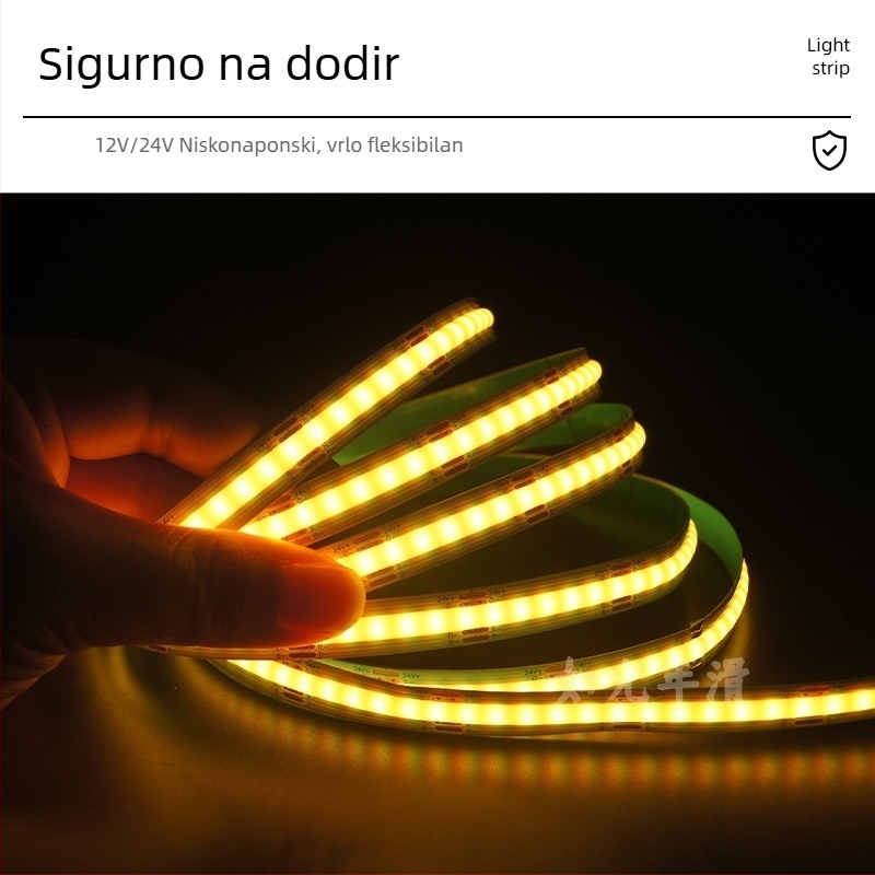 RGB COB LED trak s 576 LED-ova, 12V/24V, daljinsko upravljanje, ambijentalno osvjetljenje za bar
