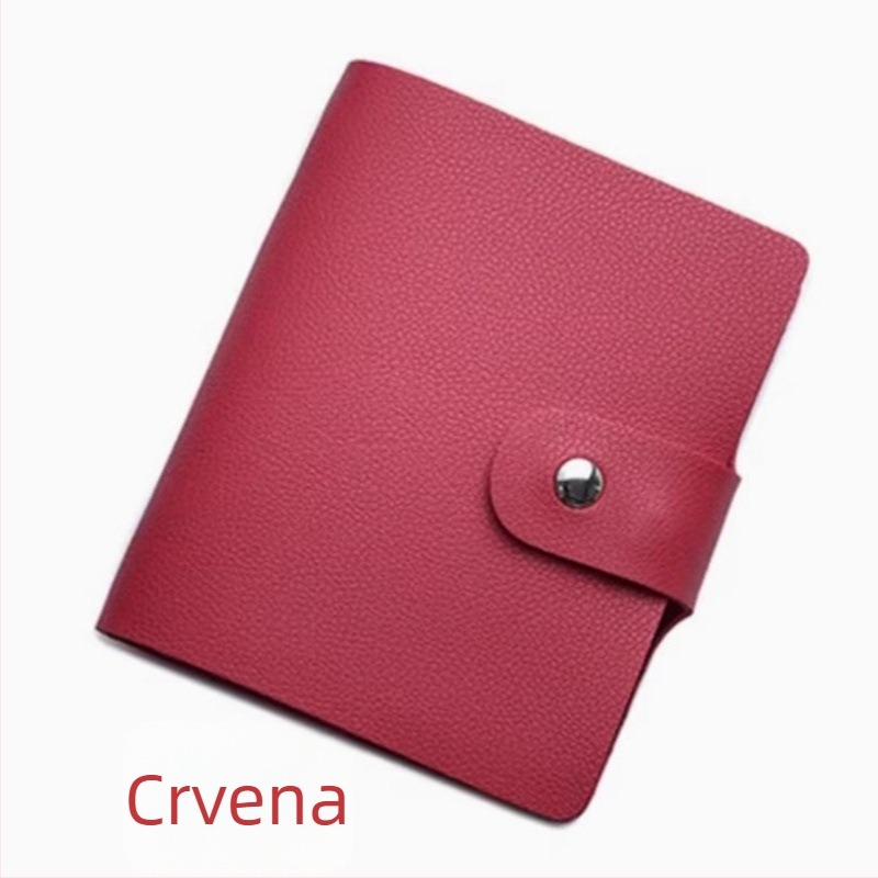 Držač za kartice u korejskom stilu, unisex, višestruki pretinci za kartice, minimalistički dizajn s velikim kapacitetom, 60 pretinaca za kartice, zaštita od demagnetizacije