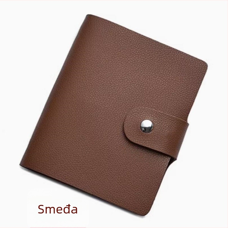 Držač za kartice u korejskom stilu, unisex, višestruki pretinci za kartice, minimalistički dizajn s velikim kapacitetom, 60 pretinaca za kartice, zaštita od demagnetizacije