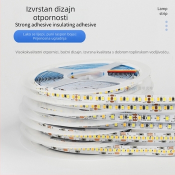 2835 LED trak s dvotemperaturnim rasvjetom, 12V/24V, regulirano atmosfersko osvjetljenje za garderobu i ogledalo za šminkanje