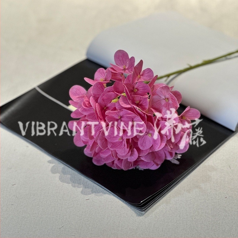 3D otisnuti umjetni Hydrangea cvijet za svadbenu dekoraciju, dekoraciju prolaza, hotelsku dekoraciju i rekvizite za fotografiju
