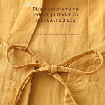 Vodootporna, prozračna frizerska pregača s trakama, protiv mrlja, lagana za proljeće i ljeto
