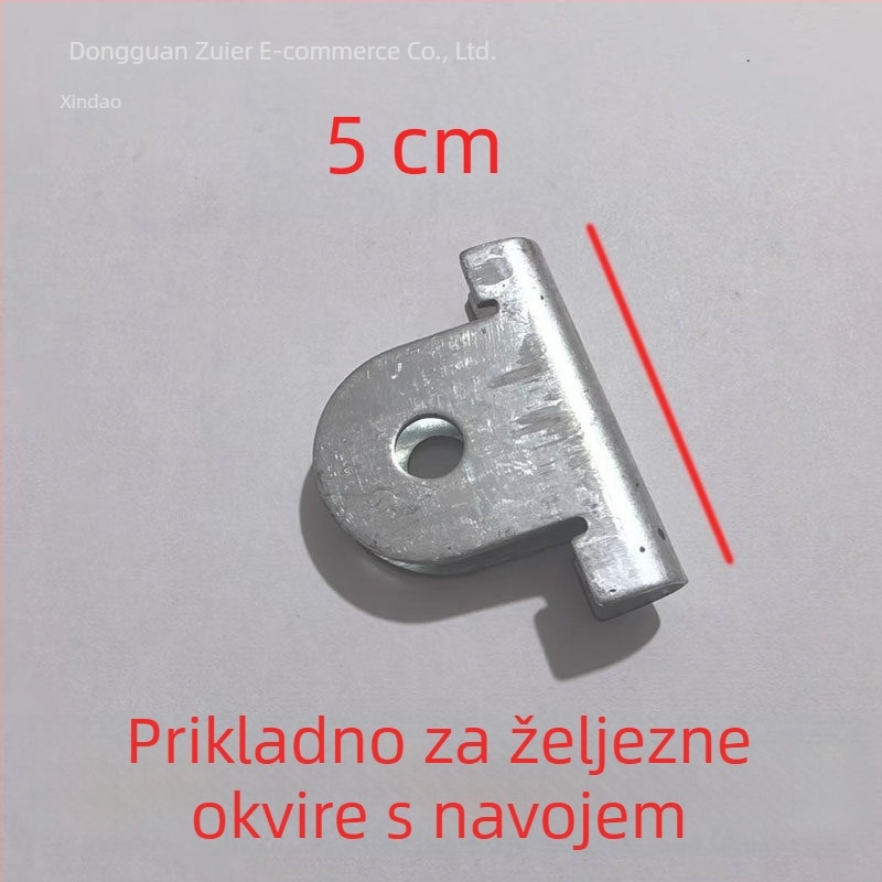Dodatna oprema za mop: klips za prašinu, vijčani konektor, klipsa glava, spoj šipke, osovina, plosnati spoj mop-a