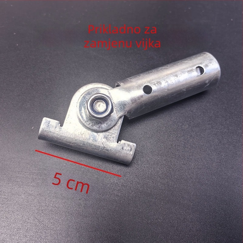 Dodatna oprema za mop: klips za prašinu, vijčani konektor, klipsa glava, spoj šipke, osovina, plosnati spoj mop-a