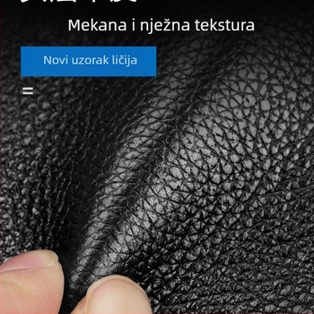Dvostruka kožna torbica za vozačku i prometnu dozvolu, neutralan dizajn, kreativni zaštitni omotač