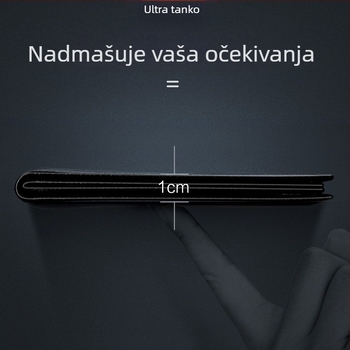 Dvostruka kožna torbica za vozačku i prometnu dozvolu, neutralan dizajn, kreativni zaštitni omotač