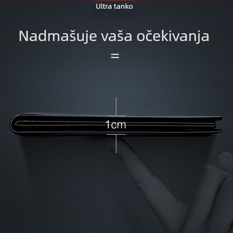 Dvostruka kožna torbica za vozačku i prometnu dozvolu, neutralan dizajn, kreativni zaštitni omotač