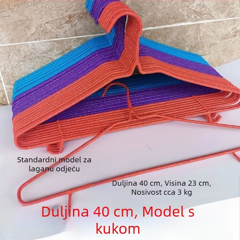 Zgušnjeni stalak za sušenje odjeće za odrasle, produžena vješalica za kućnu upotrebu, vješalica za kapute i hlače