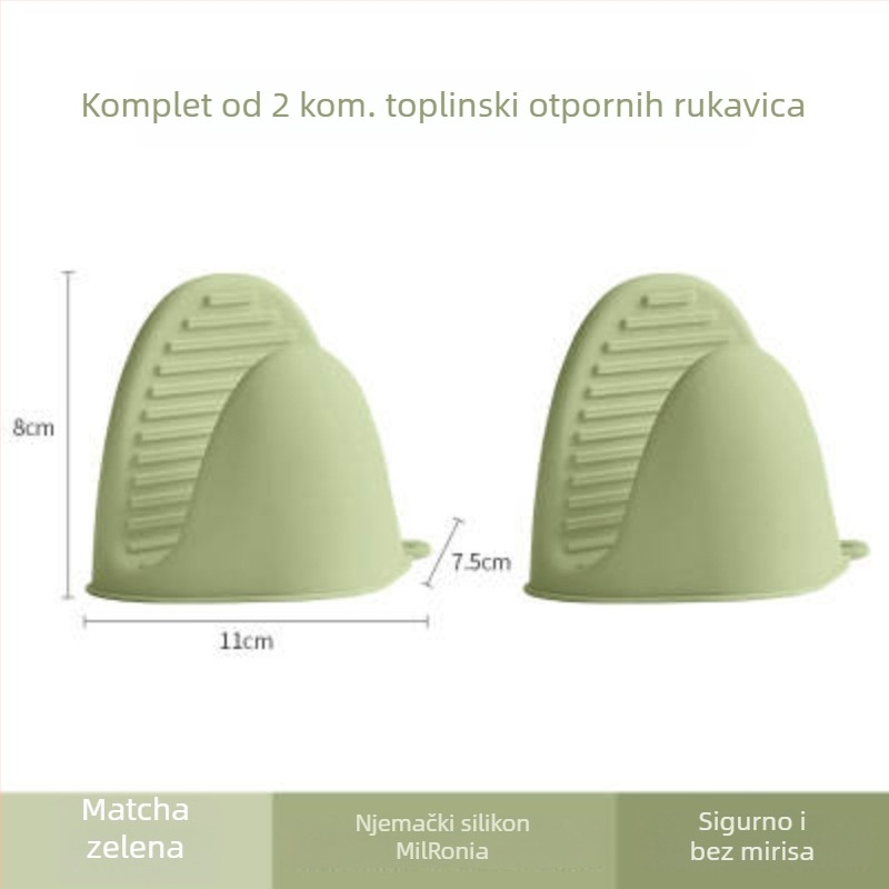Debele silikonske toplinski otporne rukavice za pećnicu i mikrovalnu, silikonski klipse za držanje ručki lonaca, alat za ručke posuđa