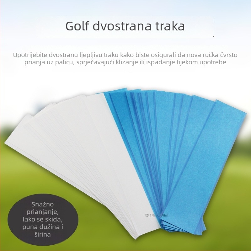 Dvostrano ljepiva traka za grip golf palice — snažna adhezija, lako se odvaja bez oštećenja šipke kluba
