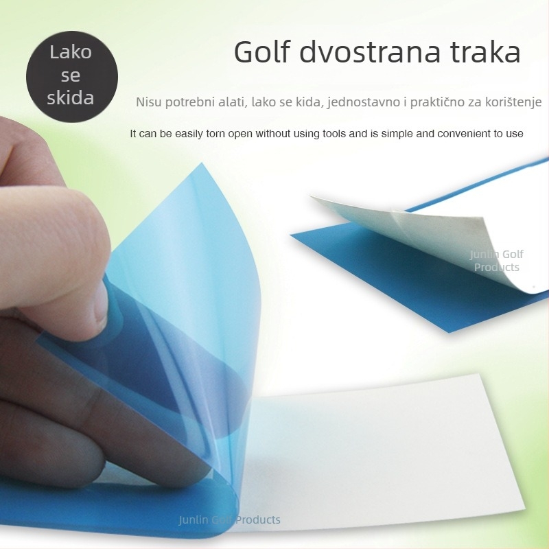 Dvostrano ljepiva traka za grip golf palice — snažna adhezija, lako se odvaja bez oštećenja šipke kluba