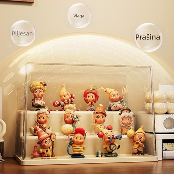 Prozirna akrilna kutija za lutke – kutije misterije (blind box) s zaštitom od prašine i skladištenjem figurica