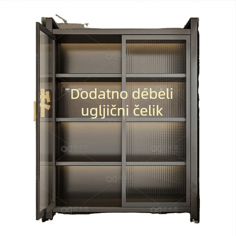 Zidni ormar za pohranu s velikim kapacitetom, višeslojna polica za kuhinju, balkon i dnevni boravak