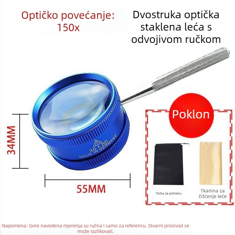 HD povećalo za starije osobe – čitanje malog teksta i identifikacija nakita