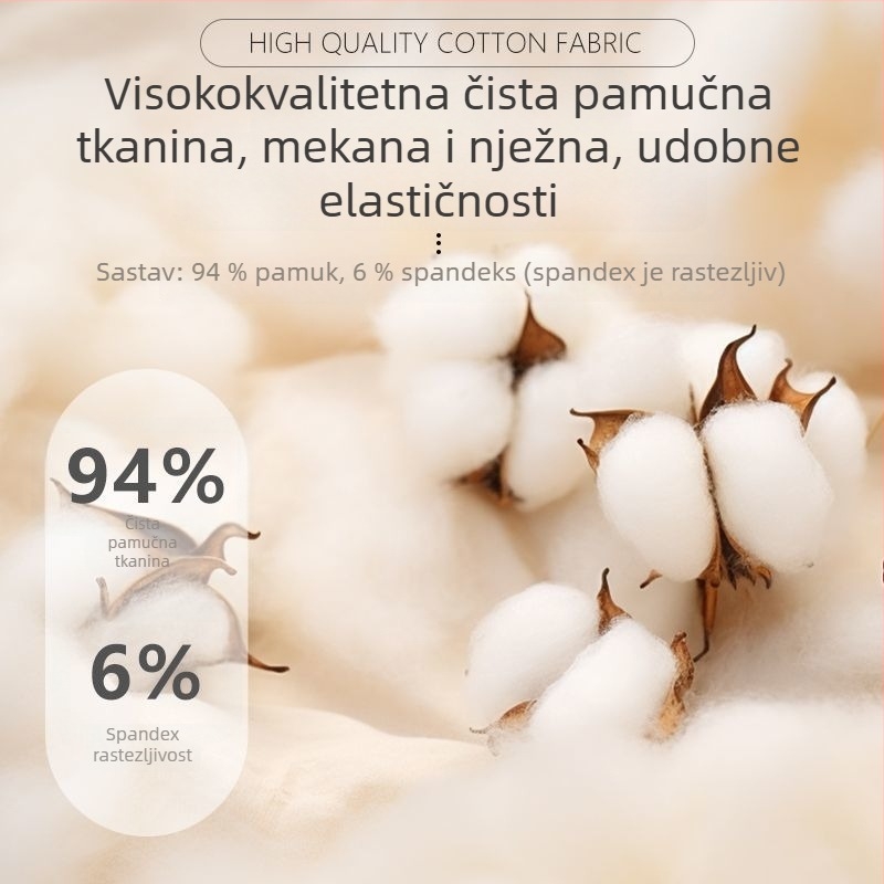 Ženski jesenski set donjeg rublja s okruglim izrezom, lagani osnovni sloj za proljeće i jesen, uski kroj