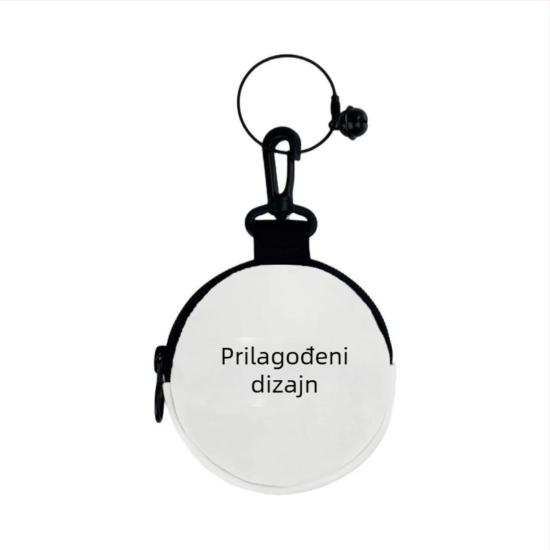 Prilagođena držač kartica s kopčom – kulturno-kreativni dodaci za igre, DIY ključni lančić, mini torbica za slušalice i novčanik