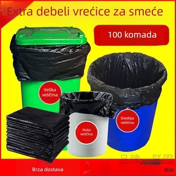Velike vreće za smeće, izuzetno debeli, za kuhinju, hotel, upravljanje nekretninama, školu, komercijalnu upotrebu, visok kapacitet