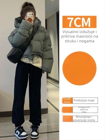 Damske jogger hlače s fleksom od ovčje vune, jesen-zima 2025, novi stil, za petites, tople i debele, za nošenje na otvorenom