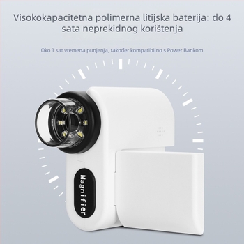 Prenosni dječji ručni mikroskop, elektronički mikroskop za promatranje bakterija, pogodan za učenike osnovne škole