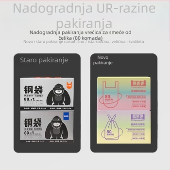Kućna vrećica za mokri otpad, ekstra debela, nepropusna, ručna, za kuhinju