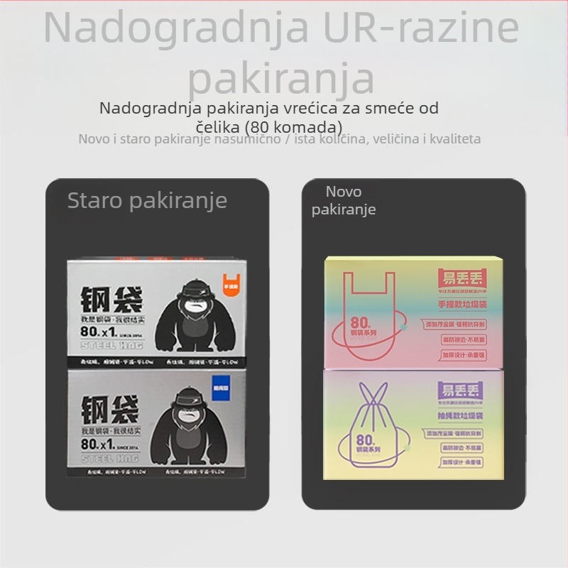 Kućna vrećica za mokri otpad, ekstra debela, nepropusna, ručna, za kuhinju
