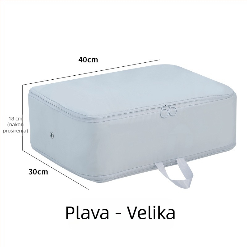 Velika kompresijska torba za pohranu jakni s perjem i ćebadi, kućno skladištenje i putovanja