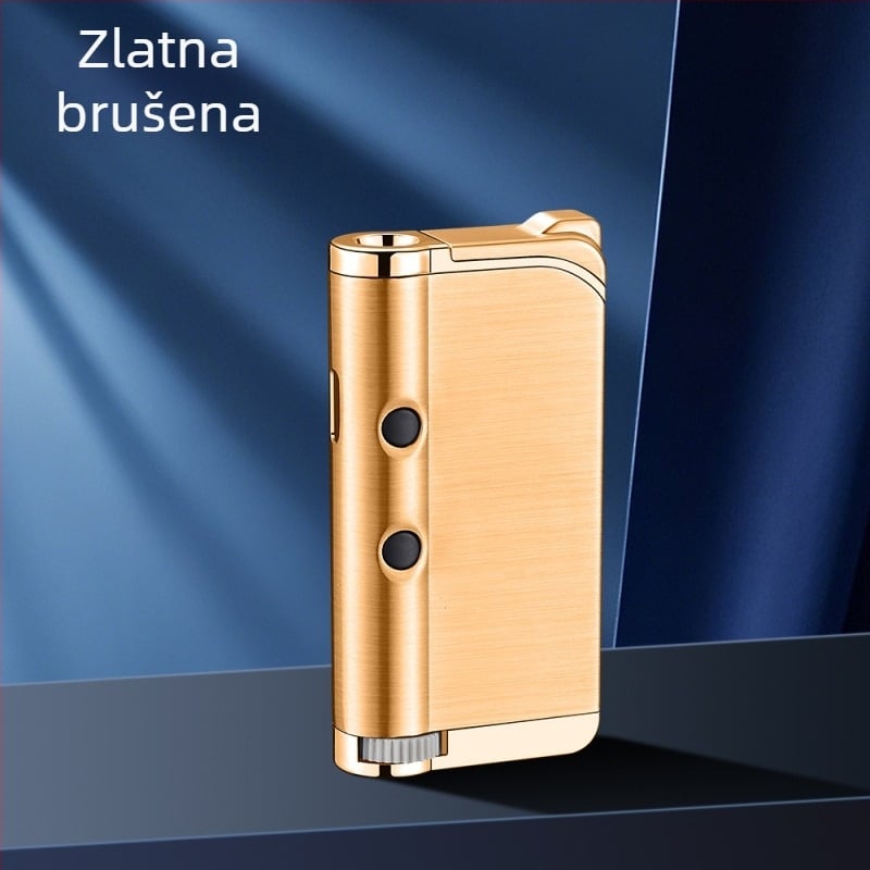 Kreativni zapaljivač s ugrađenim svjetlom, laserskom projekcijom, zabava za mačke i pse, pokazivač za prezentacije, vjetroodporna crvena plamen