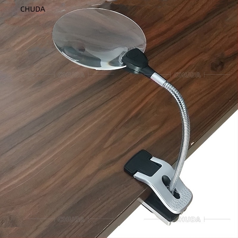 Chuda ST110 clip-on LED povećalo promjera 110 mm, 10× povećanje – kozmetičko ogledalo