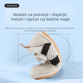 Ljetne mrežaste cipele za bebe i malu djecu, prozračna mekana podloga, Velcro kopča, 12–36 mjeseci