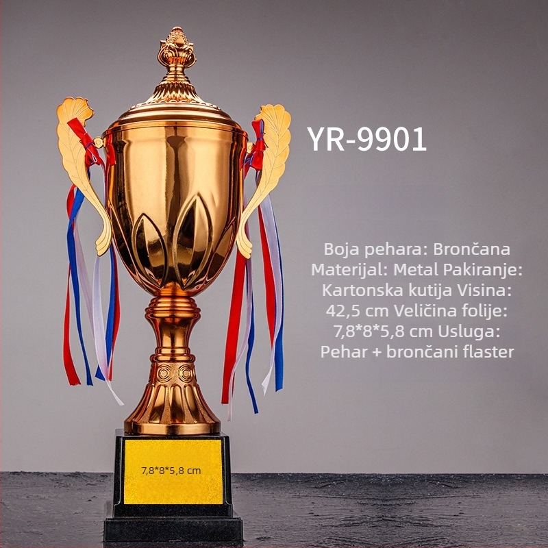Metalna medalja s logom za godišnju skupštinu tvrtke – priznanje iznimnim pojedincima i timovima