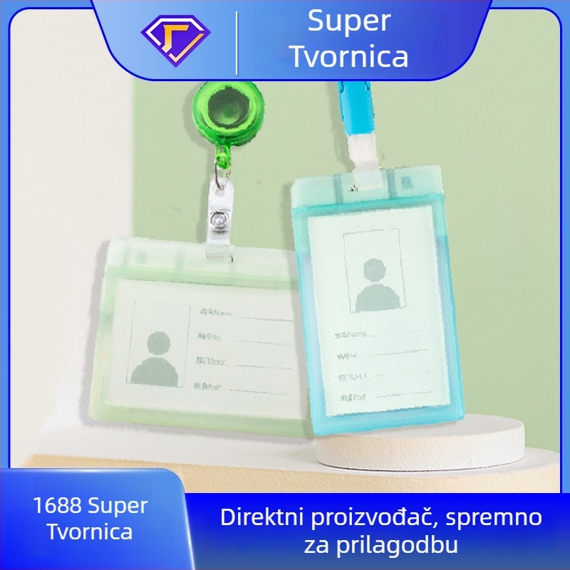 Prilagođen držač značke za liječnika i medicinsku sestru s privjeskom oko vrata, držač identifikacijske i pristupne kartice
