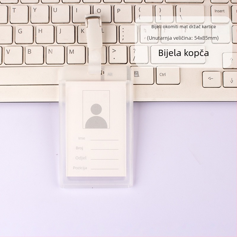 Prilagođen držač značke za liječnika i medicinsku sestru s privjeskom oko vrata, držač identifikacijske i pristupne kartice