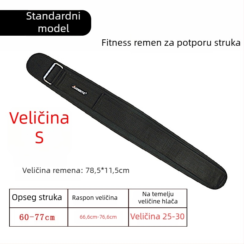 EVA pojas za fitness – podrška za lumbalni dio i zaštita leđa