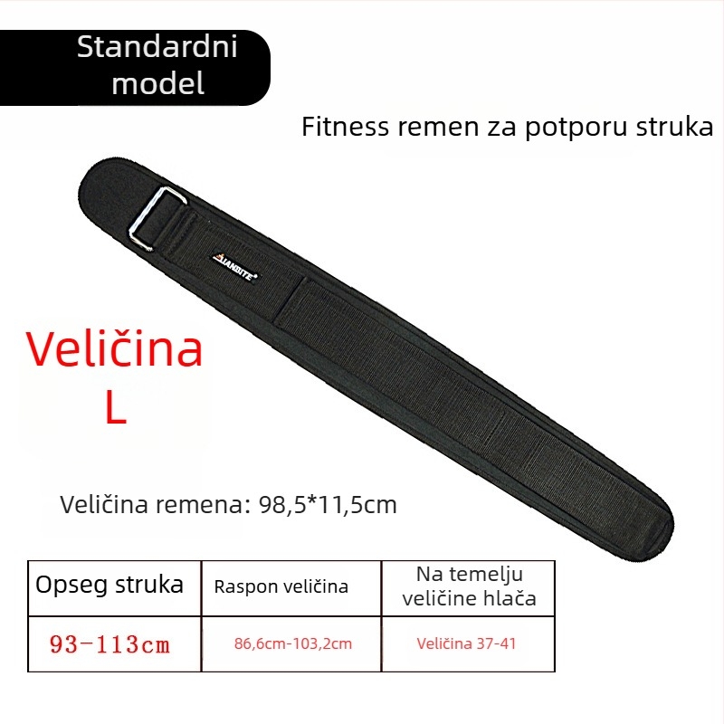 EVA pojas za fitness – podrška za lumbalni dio i zaštita leđa
