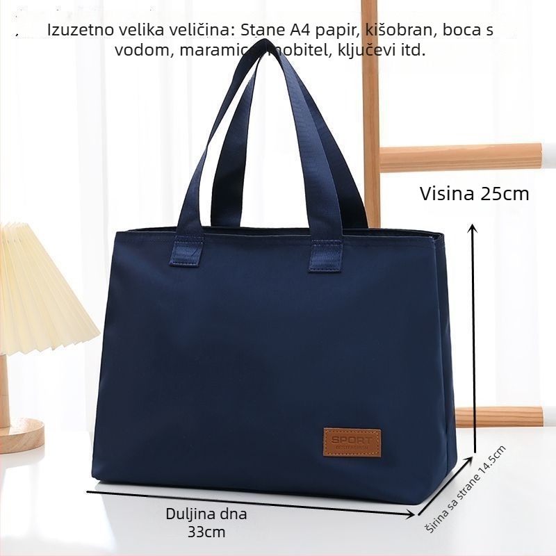 Ins stil ručna torba od corduroy, mini vodootporna, za posao i slobodno vrijeme