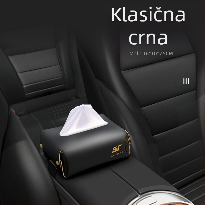 Kutija za maramice za automobil, viseći organizator naslona za ruku, višenamjenski unutarnji dodatak
