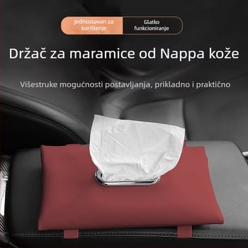Držač maramicama za automobil, visi na sunčanom viziru