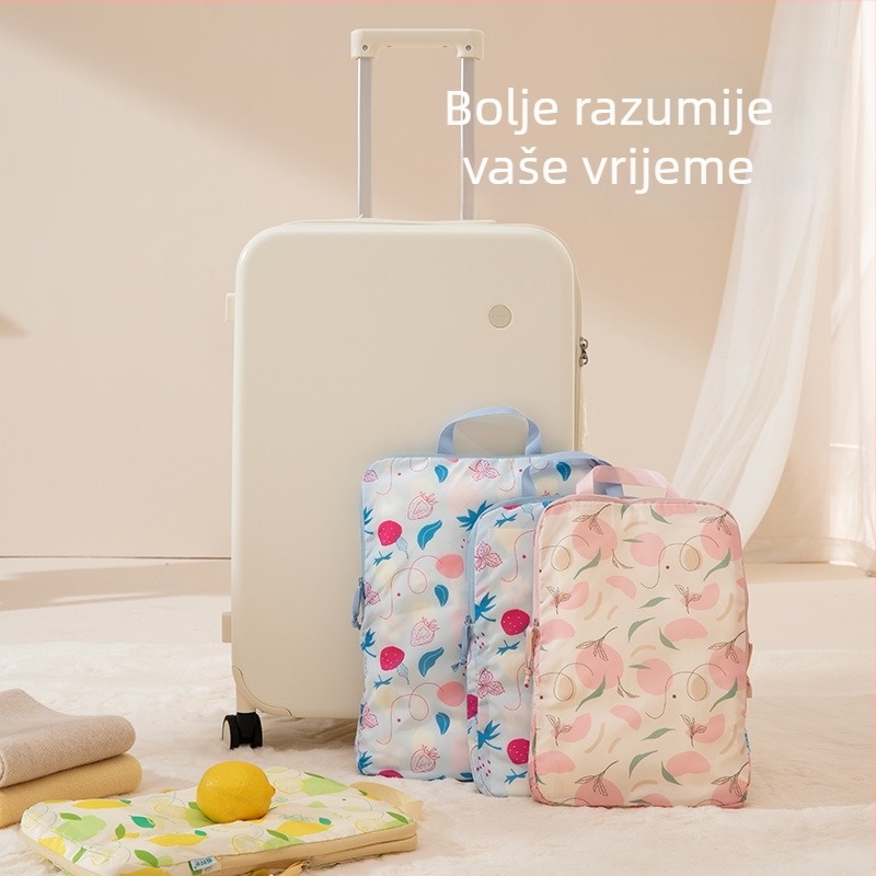 Kompresijska vrećica za odjeću za putovanja, vodonepropusni organizator prtljage, velikih dimenzija
