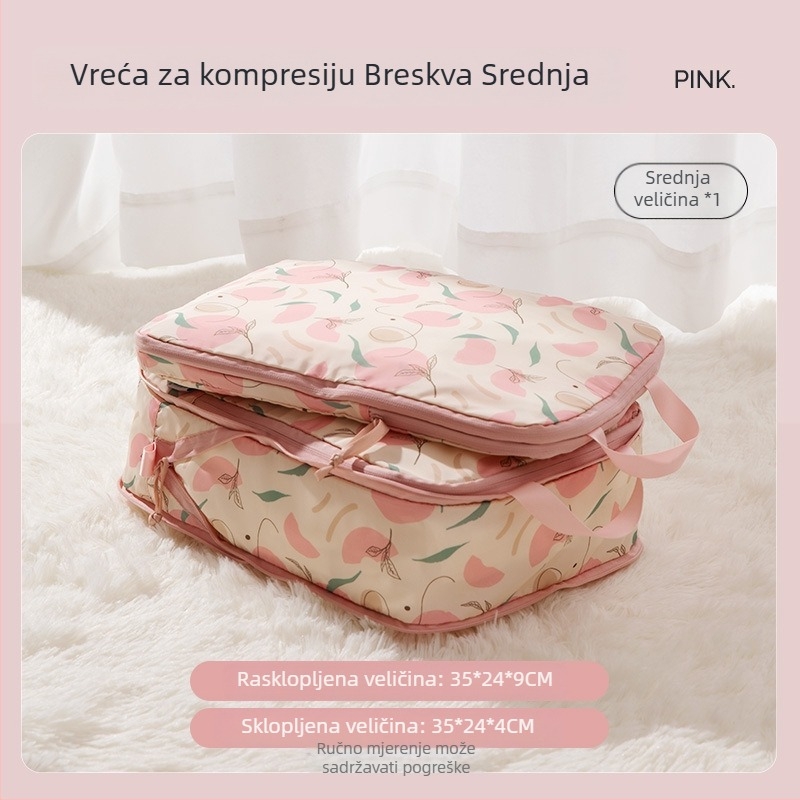 Kompresijska vrećica za odjeću za putovanja, vodonepropusni organizator prtljage, velikih dimenzija