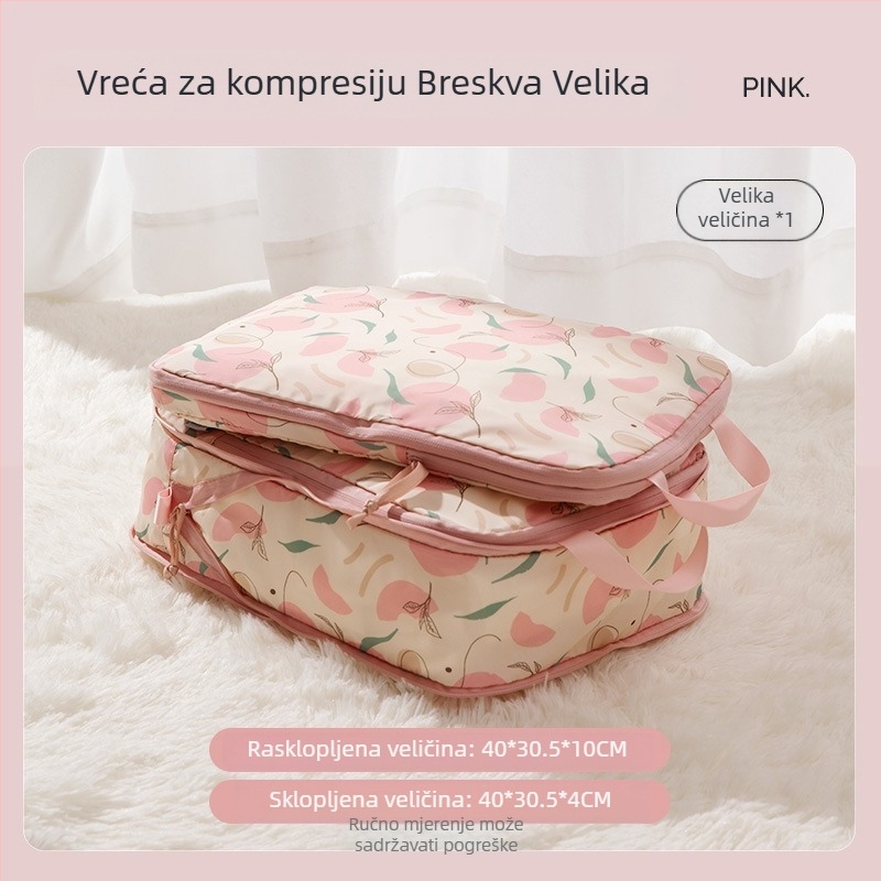 Kompresijska vrećica za odjeću za putovanja, vodonepropusni organizator prtljage, velikih dimenzija