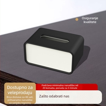 Luksuzna kvadratna kutija za maramice za dnevni boravak, stolić za kavu, spavaću sobu i auto - višefunkcionalna kutija.