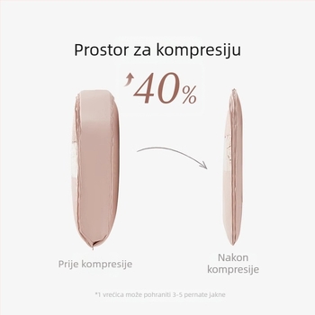 Vješena zaštitna vrećica za odjeću, kubičnog oblika, od netkanog materijala, s prozirnim panelom za garderobu