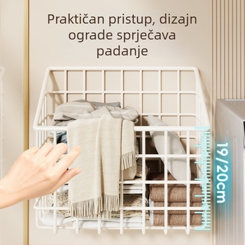 Zidni koš za rublje za kućnu upotrebu, organizator za prljavu odjeću, kupaonica